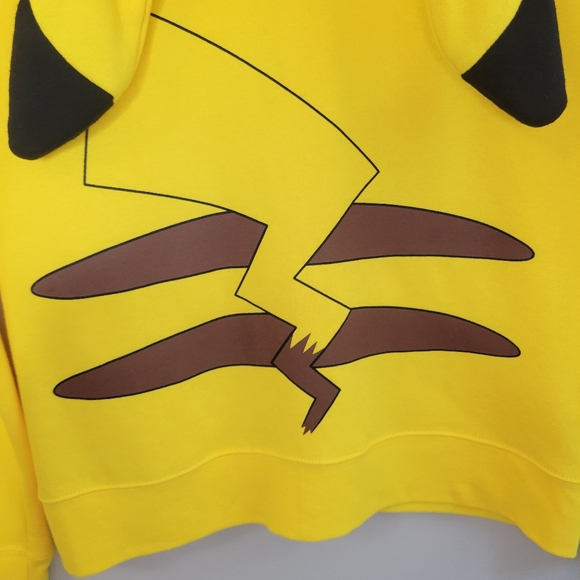 Pokemon Bright Yellow Hoodie for Men - Picture 8 of 8